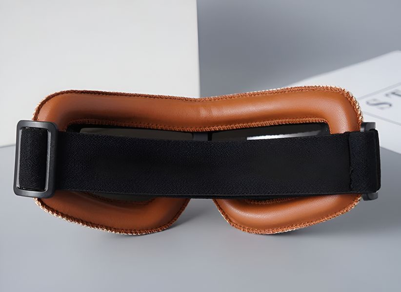 Защитные мотоциклетные очки в ретро стиле Brown 115680 фото