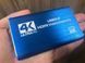 Зовнішня карта відеозахоплення 4K HDMI в USB 3.0 Blue з мікрофонним входом та виходом на навушники, пристрій відео оцифрування (4774) 4K-HDMI-Blue фото 4