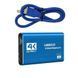 Зовнішня карта відеозахоплення 4K HDMI в USB 3.0 Blue з мікрофонним входом та виходом на навушники, пристрій відео оцифрування (4774) 4K-HDMI-Blue фото 7