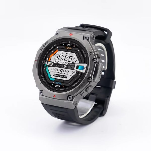 Смарт Часы T REX 3 GPS, 5ATM, с компасом, барометром, экран 1,43" HD AMOLED Тактический 117161 фото