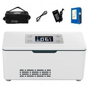 Міні холодильник Coolbox CL-А09 для ліків, інсуліну Акумуляторний 10200 мАг + сумка чохол Портативний 117730 фото