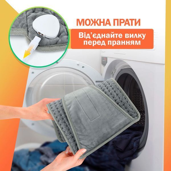 Пояс с подогревом Электрический Регулируемый Массажный для разогрева и лечения Универсальный 116836 фото