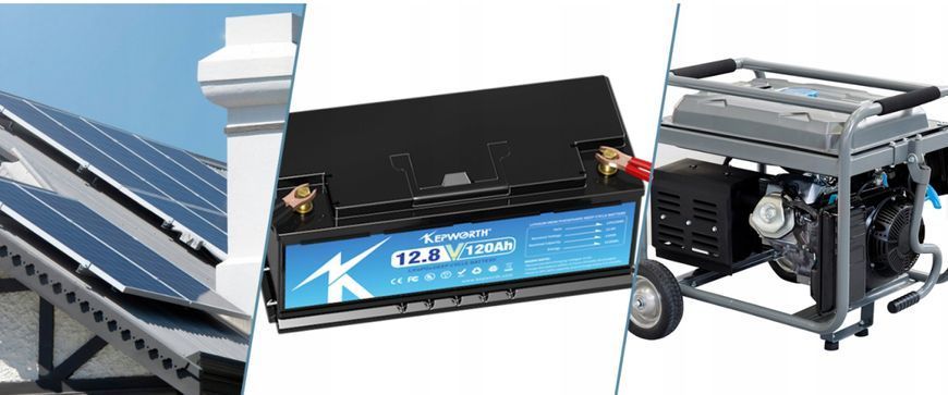 Комплект Аккумулятор LiFePo4, 12V 120А батарея Kepworth + зарядное устройство, фосфат литий железо + Smart Bluetooth BMS battery встроенная 117404 фото