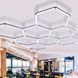 Світлодіодна LED лампа HEXAGON 5 сот 235x162,8 см 280W 6500K Освітлення для дому, гаража, майстерні 117559 фото 12