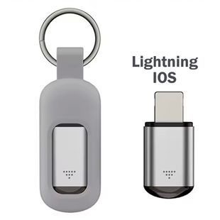 Інтелектуальний ІЧ-пульт дистанційного керування USB Lightning IOS для телефону Міні-адаптер для керування побутовими приладами Універсальний Сірий 116429 фото