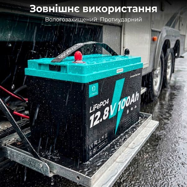 Акумулятор літій-залізо-фосфатний ECOBOSS 12.8V 100Ah (6000 циклів) із BMS 117873 фото