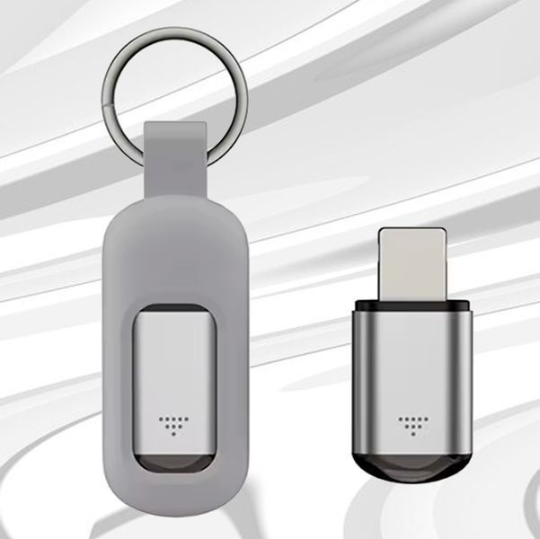 Інтелектуальний ІЧ-пульт дистанційного керування USB Lightning IOS для телефону Міні-адаптер для керування побутовими приладами Універсальний Сірий 116429 фото