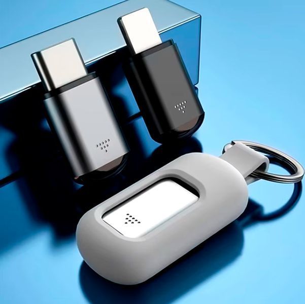 Інтелектуальний ІЧ-пульт дистанційного керування USB Lightning IOS для телефону Міні-адаптер для керування побутовими приладами Універсальний Сірий 116429 фото