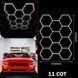 Світлодіодна LED лампа HEXAGON 11 сот 325,6x235 см 280W 6500K Освітлення для дому, гаража, майстерні 117562 фото 1