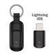 Інтелектуальний ІЧ-пульт дистанційного керування USB Lightning IOS для телефону Міні-адаптер для керування побутовими приладами Універсальний Чорний 116430 фото 1