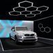 Світлодіодна LED лампа HEXAGON 7 сот 235x244,2 см 280W 6500K Освітлення для дому, гаража, майстерні 117560 фото 5