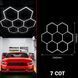 Світлодіодна LED лампа HEXAGON 7 сот 235x244,2 см 280W 6500K Освітлення для дому, гаража, майстерні 117560 фото 1