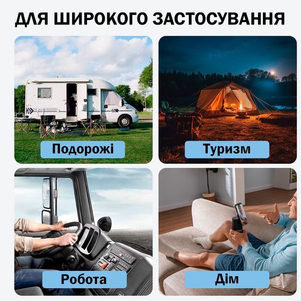 Кабель живлення постійного струму 3 м для Starlink Mini 3в1 штекер прикурювача 100 Вт USB C 12-24 В Універсальний 116289 фото