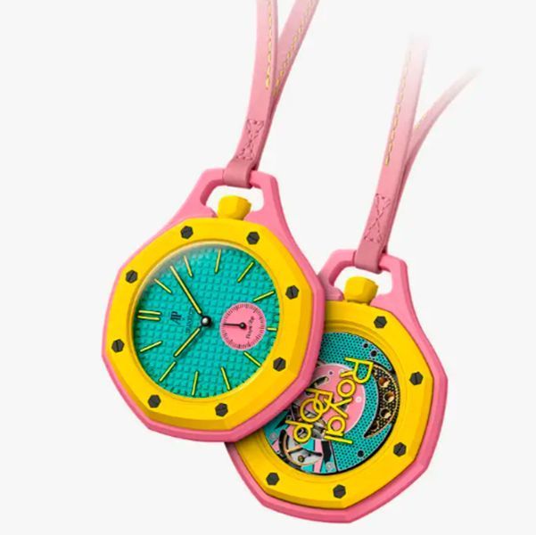 Дизайнерские часы Swatch Royal Pop, 1:1 Карманные цвет Otg Roz 117714 фото
