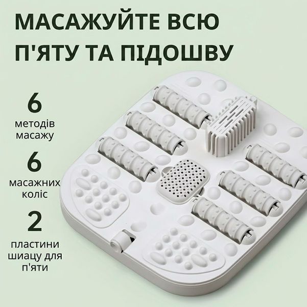 Сложная массажная ножная ванночка ACK Foot Spa с подогревом и массажем Shiatsu роликами для восстановления с пультом управления Портативная 117691 фото