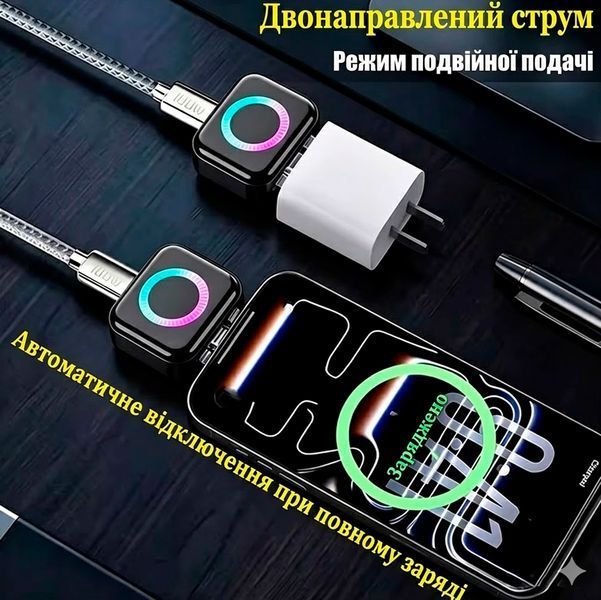 Сетевой адаптер питания 140 Вт с технологией автоматического отключения и AI-защитой для быстрой и безопасной зарядки устройств Черный 117688 фото
