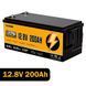 Акумулятор LiFePO4 AVPOZWER 12.8V 200Ah з BMS Літій-залізо-фосфатна батарея для сонячних систем, автономного живлення ДБЖ, RV 117435 фото 1