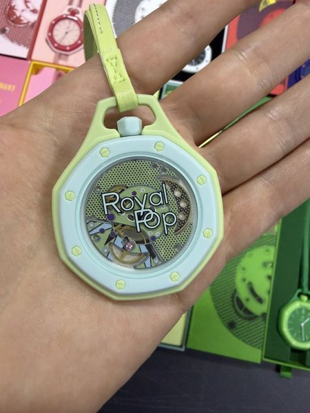 Дизайнерський годинник Swatch Royal Pop, 1:1 Кишеньковий колір Blaue Acht 117716 фото