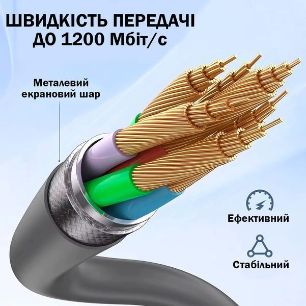 Адаптер Мережевий Starlink Gen3 передача даних до 1200 Мбіт/с RJ45 (Starlink GEN 3 / V 3) Сірий 116489 фото