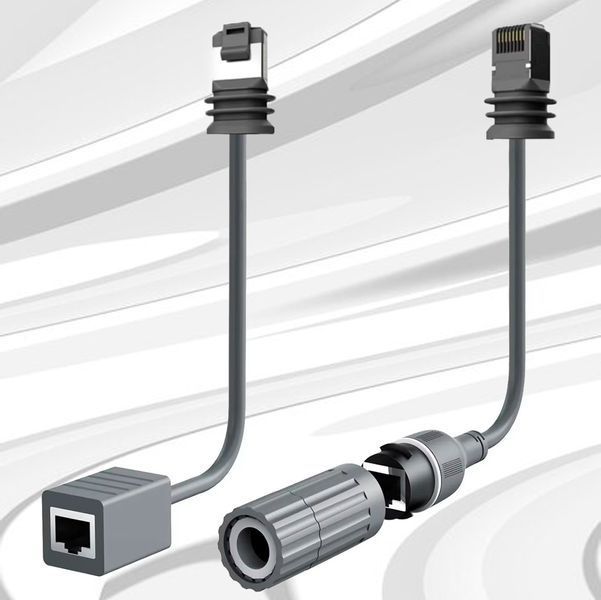 Адаптер Мережевий Starlink Gen3 передача даних до 1200 Мбіт/с RJ45 (Starlink GEN 3 / V 3) Сірий 116489 фото