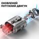Вентилятор портативный 3в1 с фонариком и повербанком 10000 мАч Универсальный с клипсой Серый 116384 фото 4