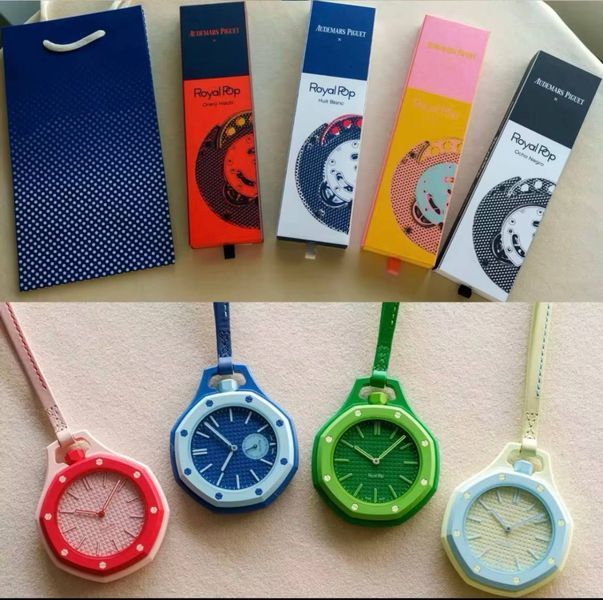 Дизайнерские часы Swatch Royal Pop, 1:1 Карманные цвет Sakura Iro 117720 фото