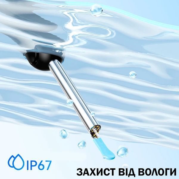 Універсальна Розумна вушна паличка WIFI з насадками B6/ Прилад для чищення вух, видалення вушної сірки з камерою Чорний 116943 фото