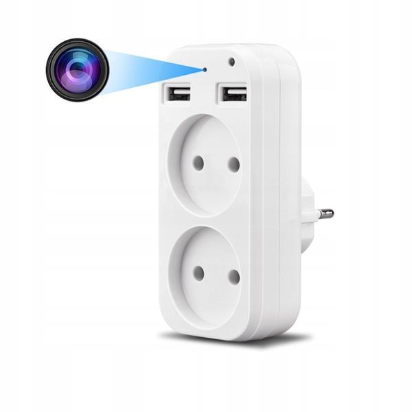 Бездротова Wi-Fi камера Spreest WF-ES56 з дистанційним переглядом руху для охорони дому 1920 x 1080P Білий 116945 фото