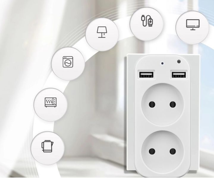 Бездротова Wi-Fi камера Spreest WF-ES56 з дистанційним переглядом руху для охорони дому 1920 x 1080P Білий 116945 фото