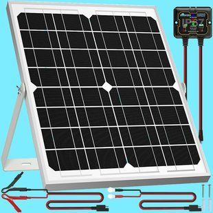 Солнечная панель Портативная с контроллером заряда SOLPERK 20W 12V 117598 фото