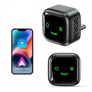 Бездротовий Адаптер Carplay Smart для авто Apple CarPlay і Android Auto USB 5G WiFi Bluetooth Type-C Чорний 117574 фото