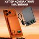 Павербанк 10000 мАг 20W з магнітною бездротовою зарядкою, TFT-дисплеєм і підставкою для iPhone та iWatch MagSafe Помаранчевий 117434 фото 3