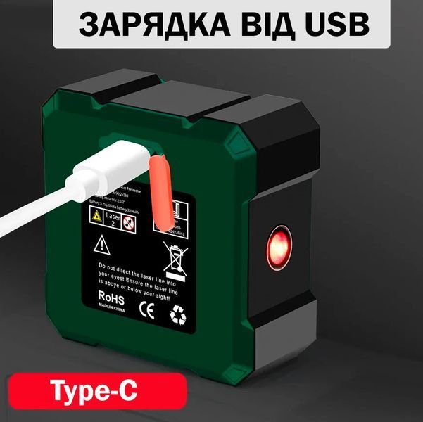 Цифровий кутомір Акумуляторний JC100 з лазерними вказівниками і магнітною основою Універсальний 116915 фото