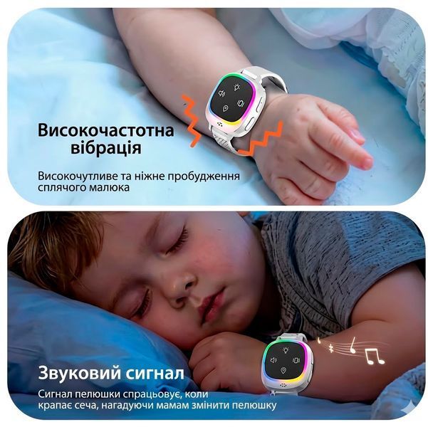 Сигналізатор дитячого намокання з LED-індикацією Бездротовий для моніторингу в реальному часі 117725 фото