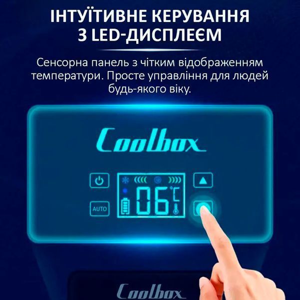 Медичний портативний міні холодильник Coolbox CL-А08 з двома акумуляторами 10200 мАг для ліків, інсуліну 117391 фото