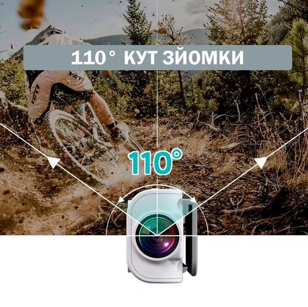 Розумні Окуляри AMORUS S110 з HD мікро-камерою WiFi для фото і відео Чорні 117022 фото