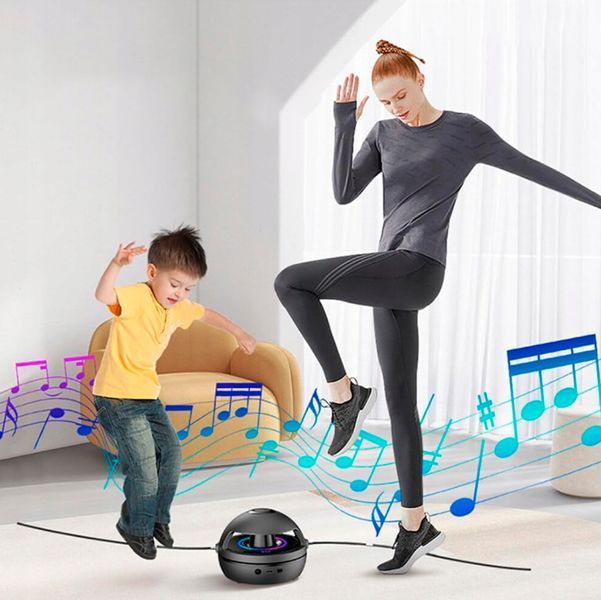 Інтелектуальна музична скакалка з Bluetooth та регулюванням швидкості для дітей 1200 мАг Чорний 117171 фото