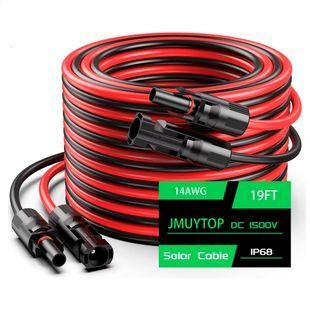 Кабель для солнечных панелей JMUYTOP Удлинитель 6 м 14AWG, IP68 117510 фото