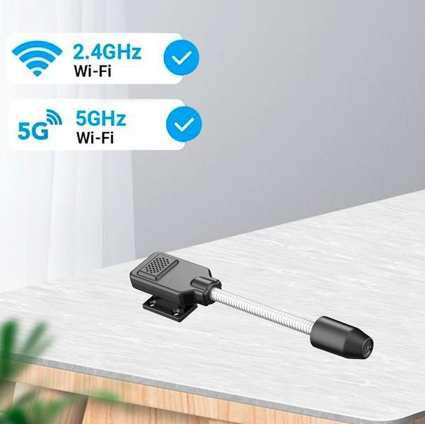 Мини WiFi-камера с картой памяти 32 Гб HD 4K 1080P, ночным видением и двухсторонним аудио для помещений и улицы 117208 фото